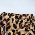 New Fashion Adult Women Drawstring Leopard Skirt
